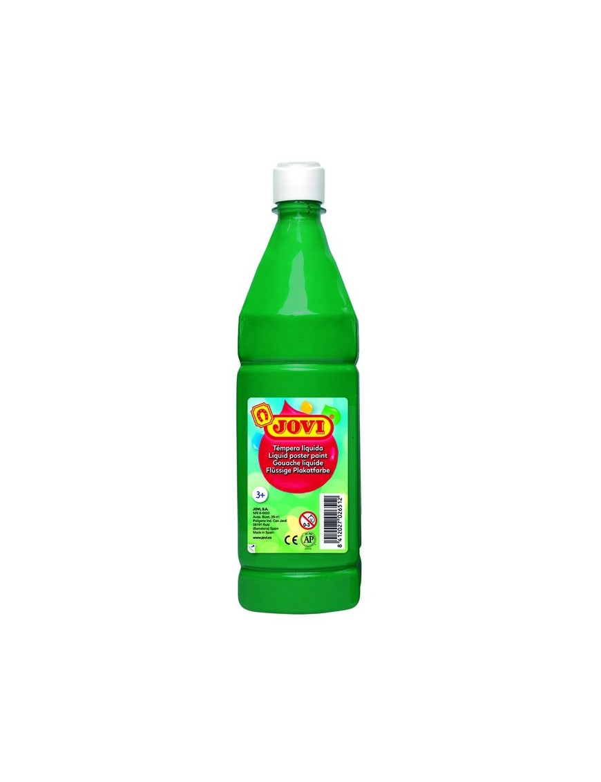 TEMPERA LIQUIDA JOVI 500 ML. VERDE OSCURO.