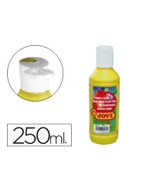 TEMPERA LIQUIDA GLITTER 250 ML JOVI AMARILLO.