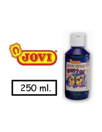 TEMPERA LIQUIDA GLITTER 250 ML JOVI VIOLETA.