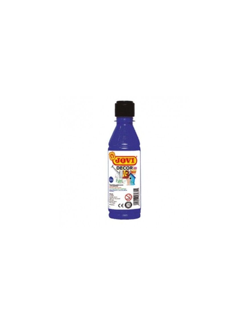 PINTURA ACRILICA MULTIUSO JOVIDECOR 250 ML. AZUL.