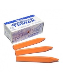 CAJA DE 12 CERAS TRIWAX JOVI NARANJA