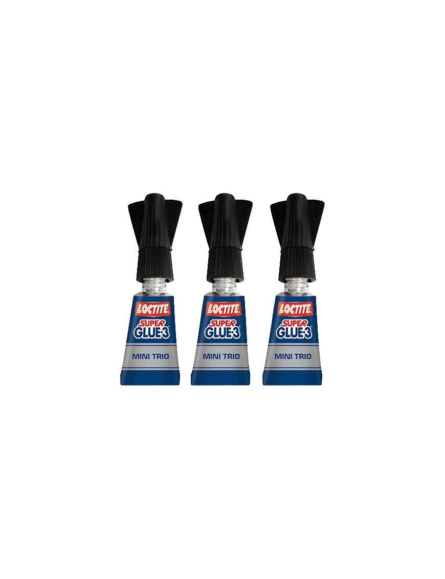 PEGAMENTO LOCTITE MINI TRIO 3U.X1 GR.