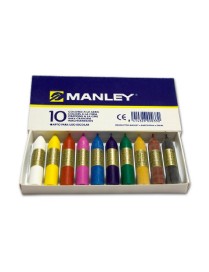 MANLEY CAJA 10 CERAS SURTIDO REF110