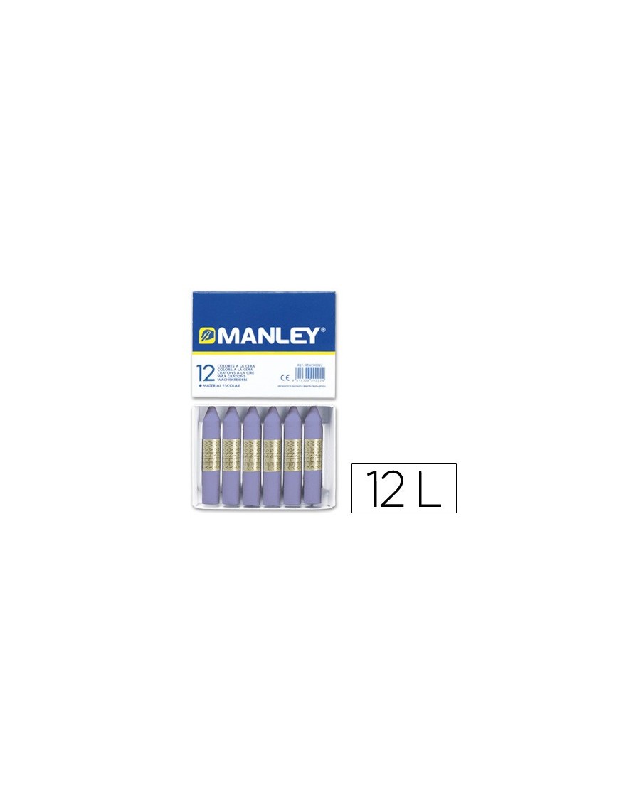 MANLEY CERAS Nº 14 VIOLETA CLARO-MORADO (12 U.)