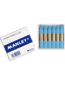 MANLEY CERAS Nº 43 AZUL CIAN (12 U.)