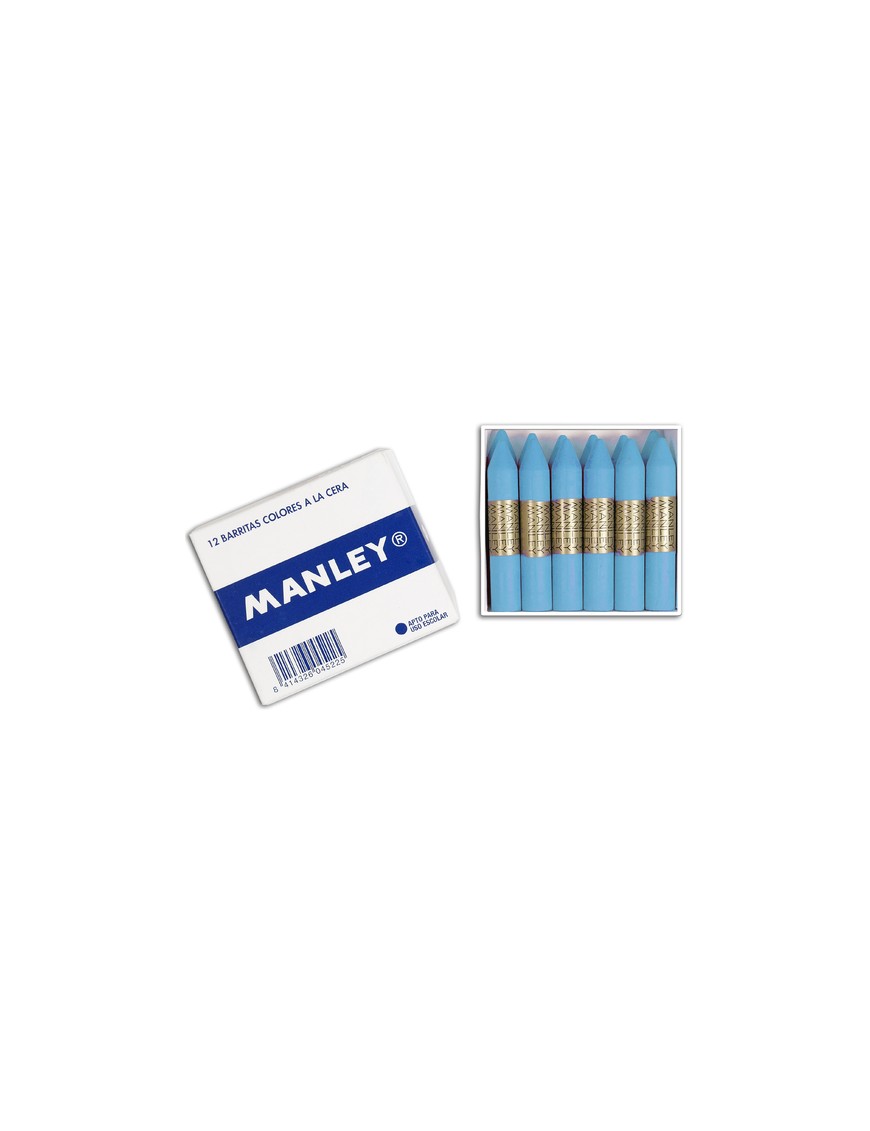 MANLEY CERAS Nº 43 AZUL CIAN (12 U.)