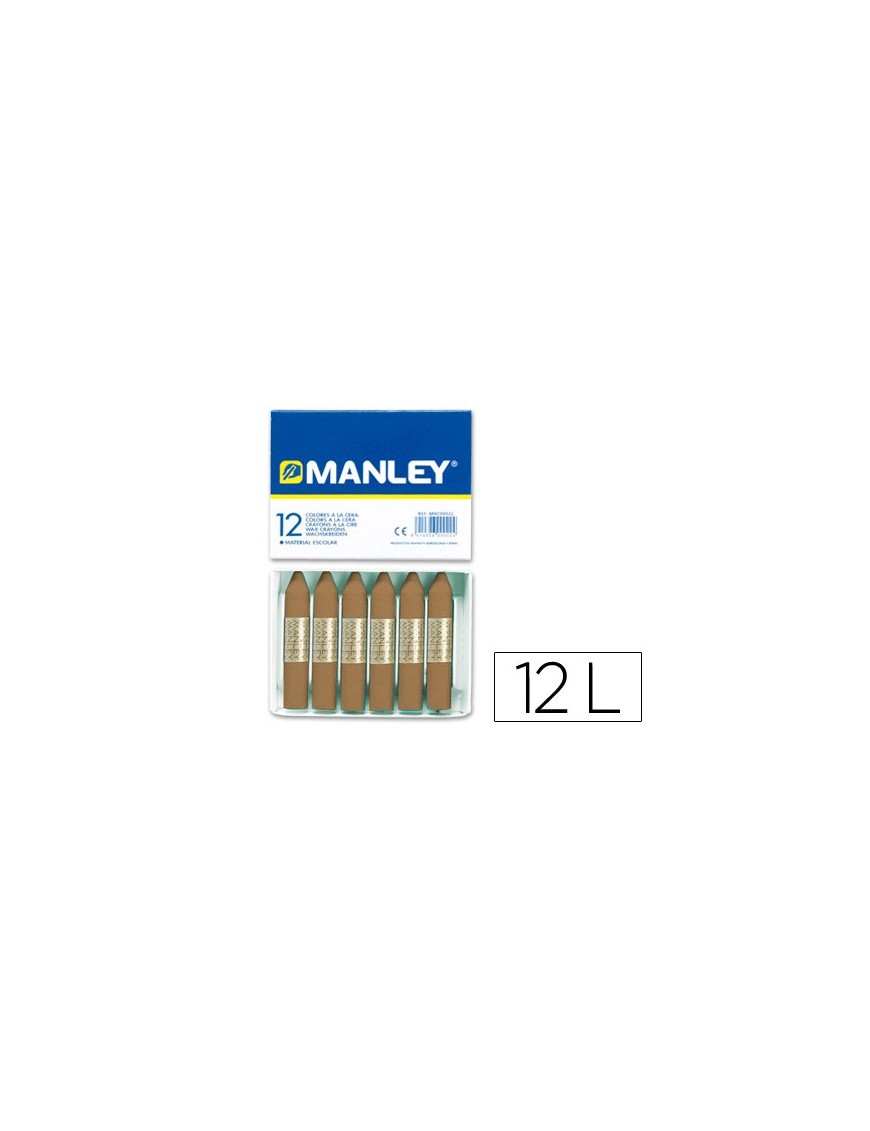 MANLEY CERAS Nº 68 TIERRA SOMBRA TOSTADA (12 U.)