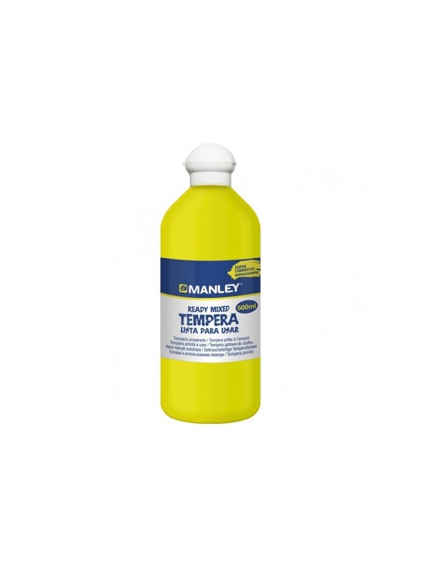 TEMPERA MANLEY AMARILLA 500 ML