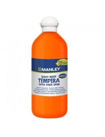 TEMPERA MANLEY NARANJA 500 ML.