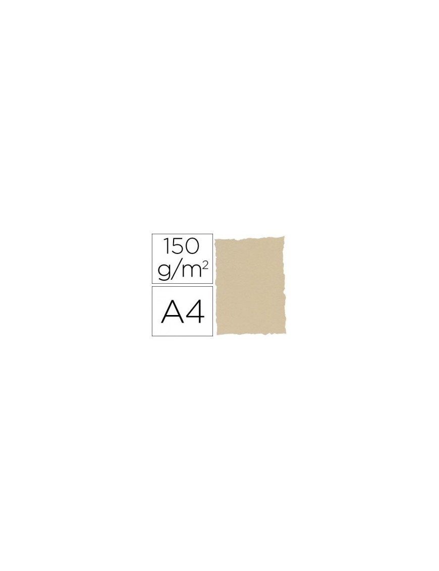 PAPEL PERGAMINO A4 OCRE 150 GRAMOS 100 HOJAS