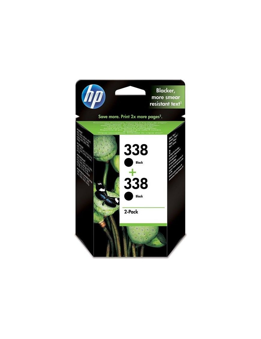PACK 2 CARTUCHOS HP 338 NEGRO CB331EE.