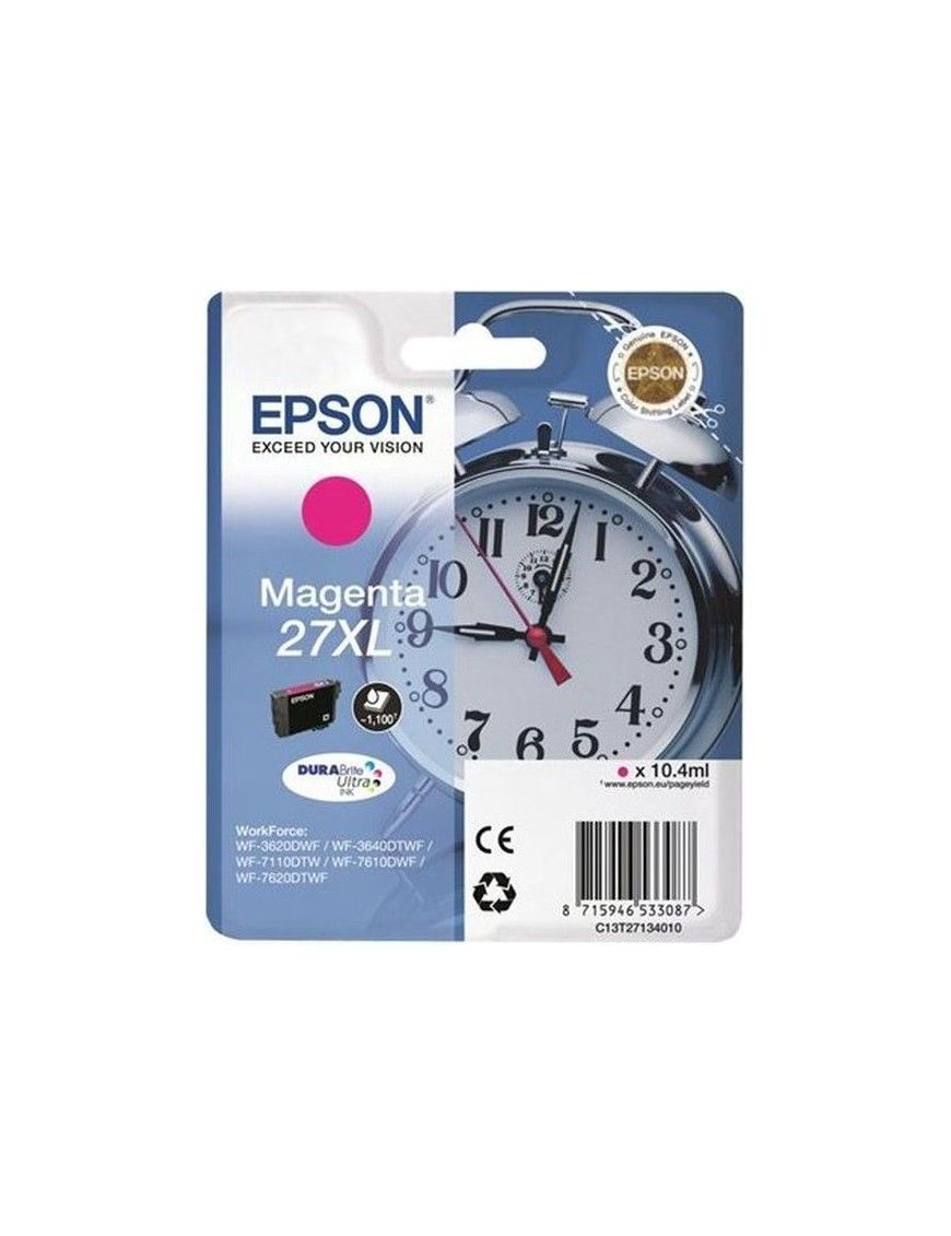 CARTUCHO EPSON 27XL MAGENTA T27134012. 426932