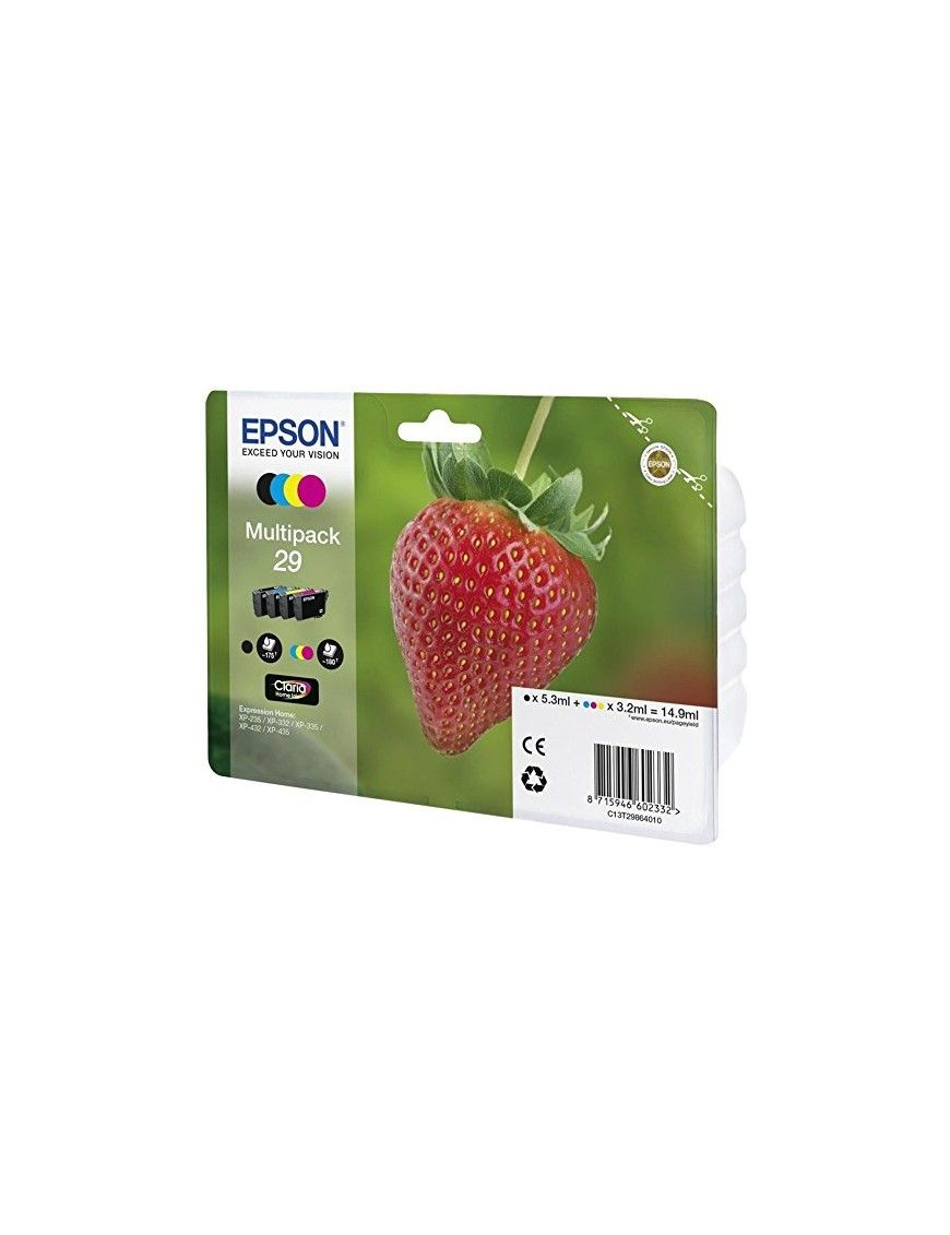 PACK 4 CARTUCHOS EPSON 29 C13T29864010.