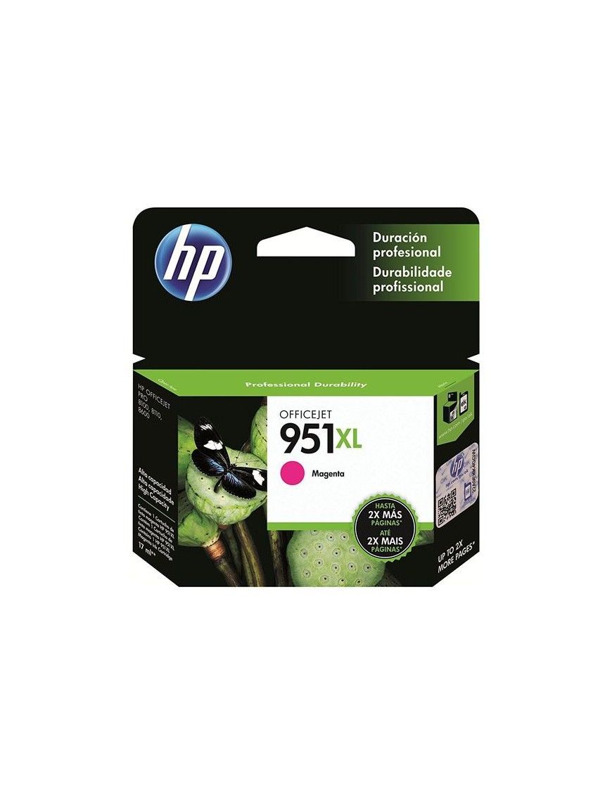 CARTUCHO HP 951XL MAGENTA CN047AE.