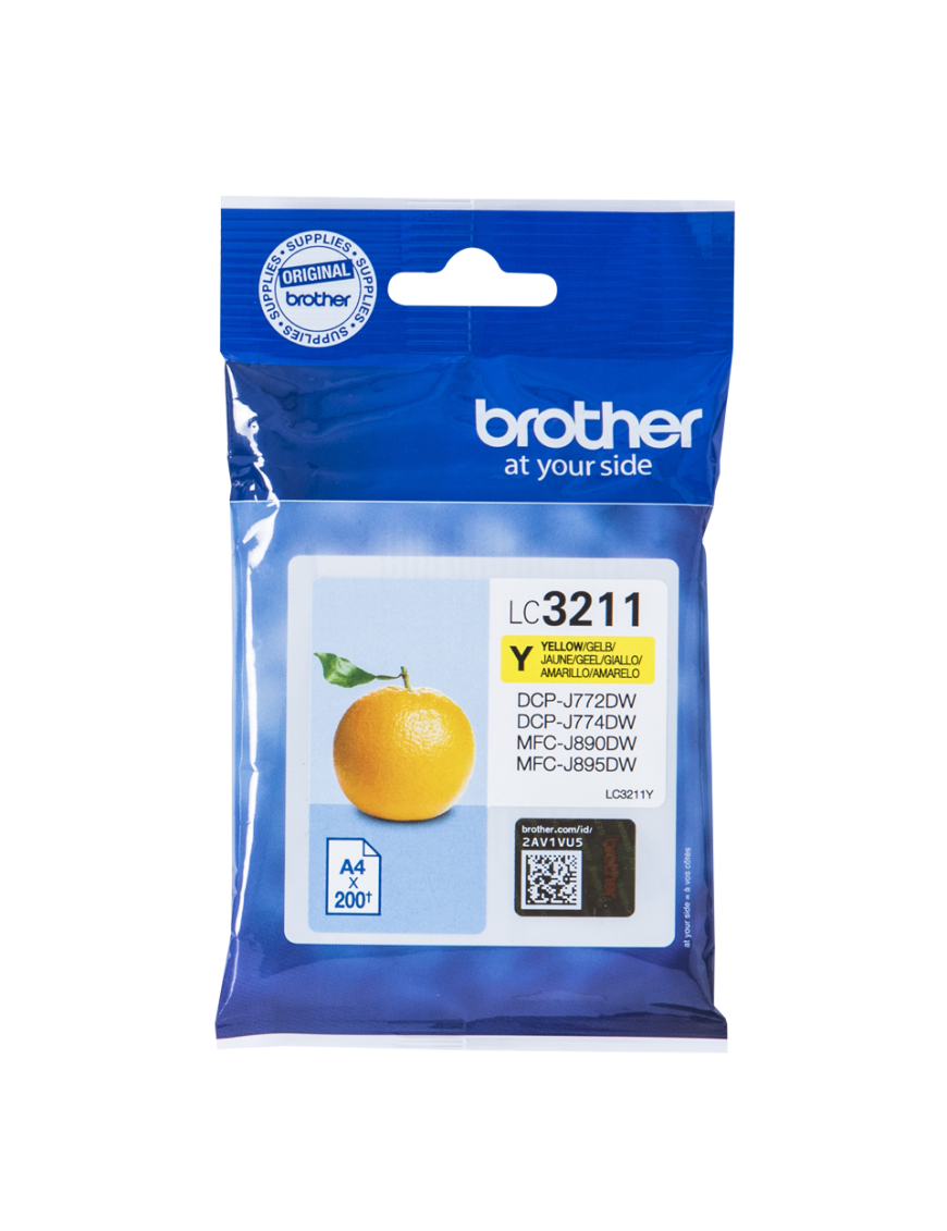 CARTUCHO BROTHER LC3211Y AMARILLO