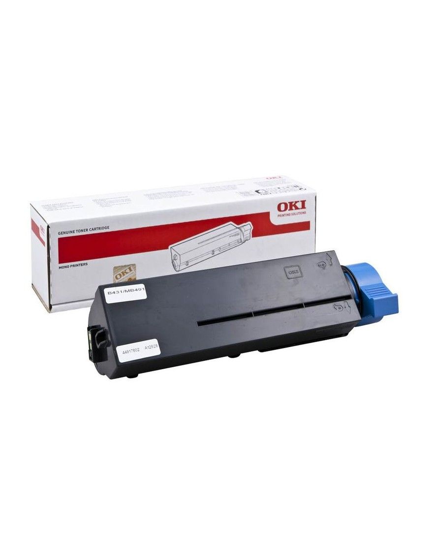 TONER LASER OKI B431 NEGRO 44917602. 12.000 PAGINA