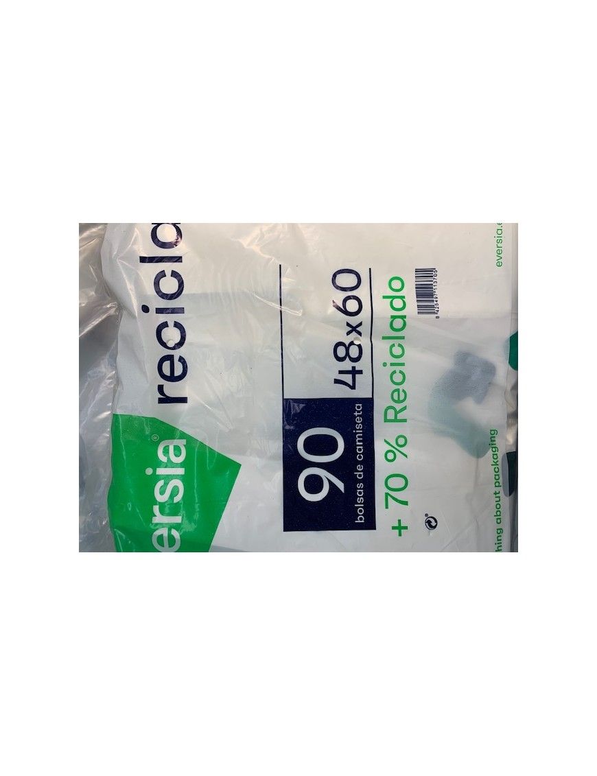 BOLSA CAMISETA 50X60 G.200 70% RECICLADO PAQ90