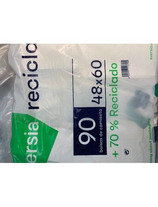 BOLSA CAMISETA 50X60 G.200 70% RECICLADO PAQ90