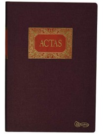 LIBRO DE ACTAS MIQUELRIUS FOLIO NATURAL 50 HOJAS