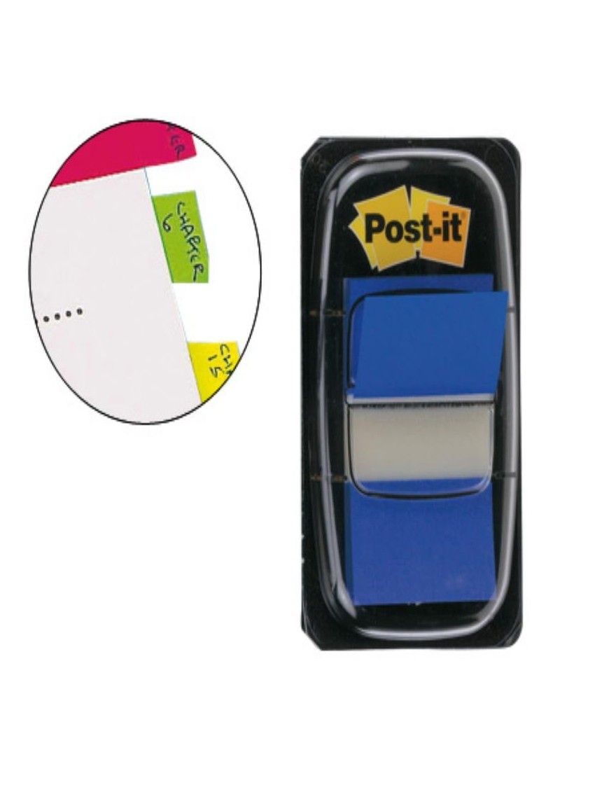 BANDERITAS INDEX POST-IT MODELO 680 AZUL