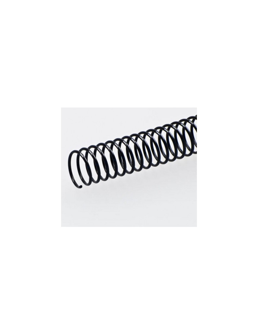 ESPIRAL METAL 24 MM NEGRO PASO 64 C/100U YOSAN
