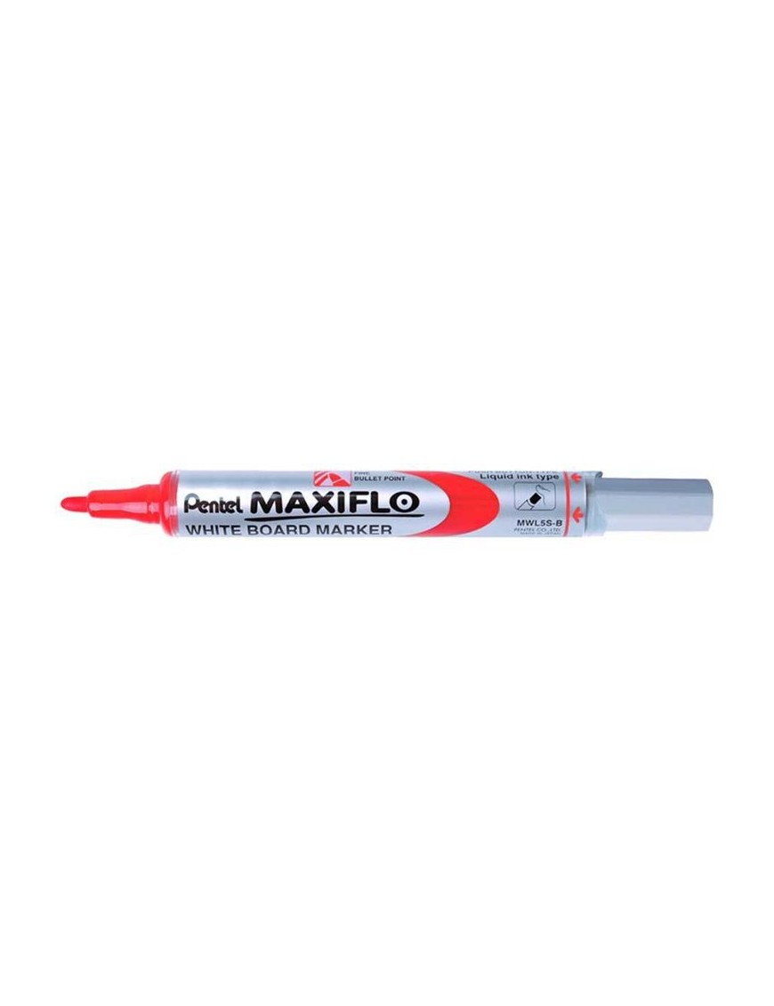ROTULADOR PENTEL PIZARRA MAXIFLO ROJO MWL5S