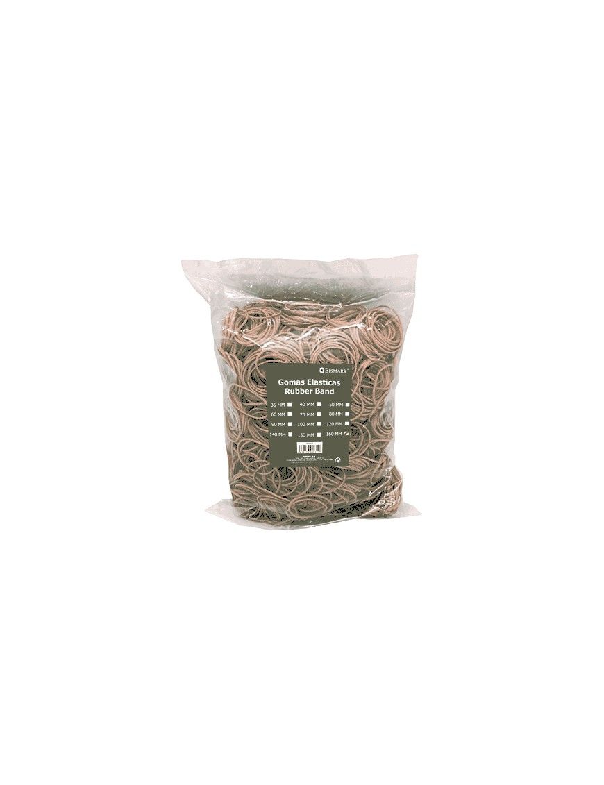 GOMAS ELASTICAS BOLSA 100GRS 8CM.