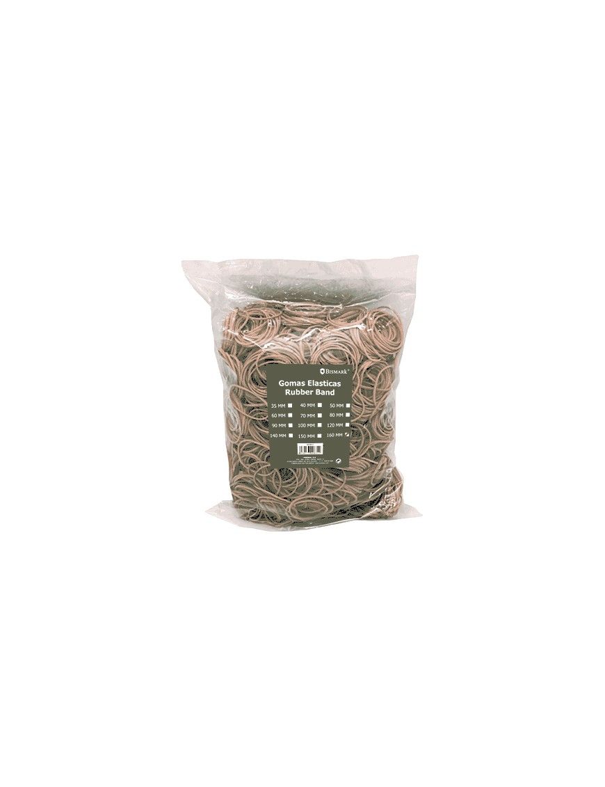 GOMAS ELASTICAS BOLSA 100GRS 10CM.