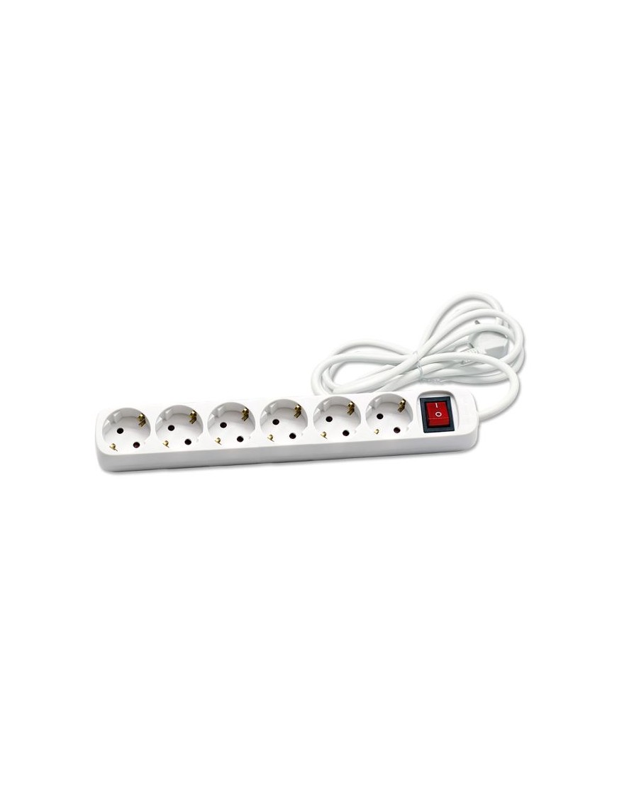REGLETA MULTIPLE CEGASA 6 TOMAS CABLE 3 M