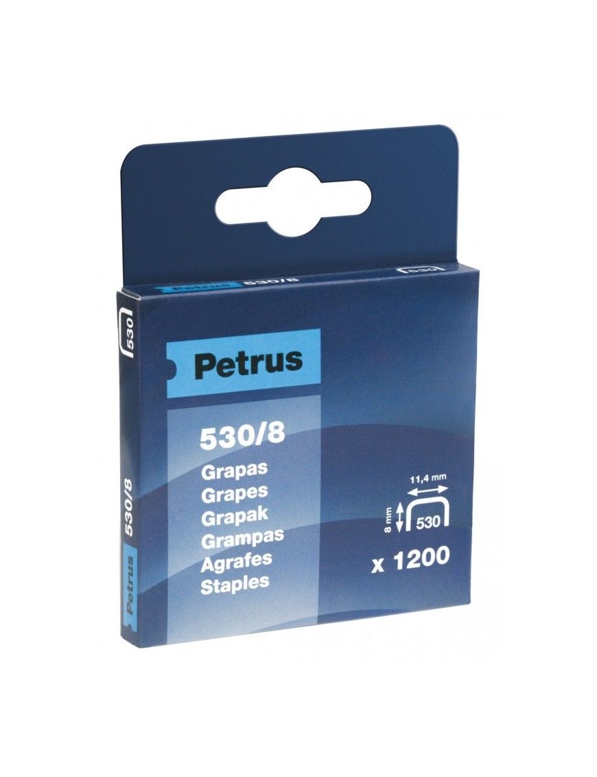 GRAPA PETRUS 1200 GRAPAS MOD: 530/8 MM.