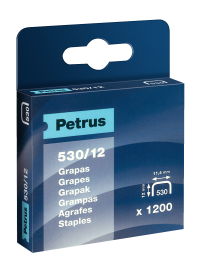 GRAPA PETRUS 1200 GRAPAS MOD: 530/12 MM.