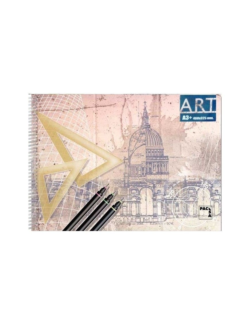 BLOC DIBUJO ART A3+ DE 20 HOJAS 140 GRS PP PACSA