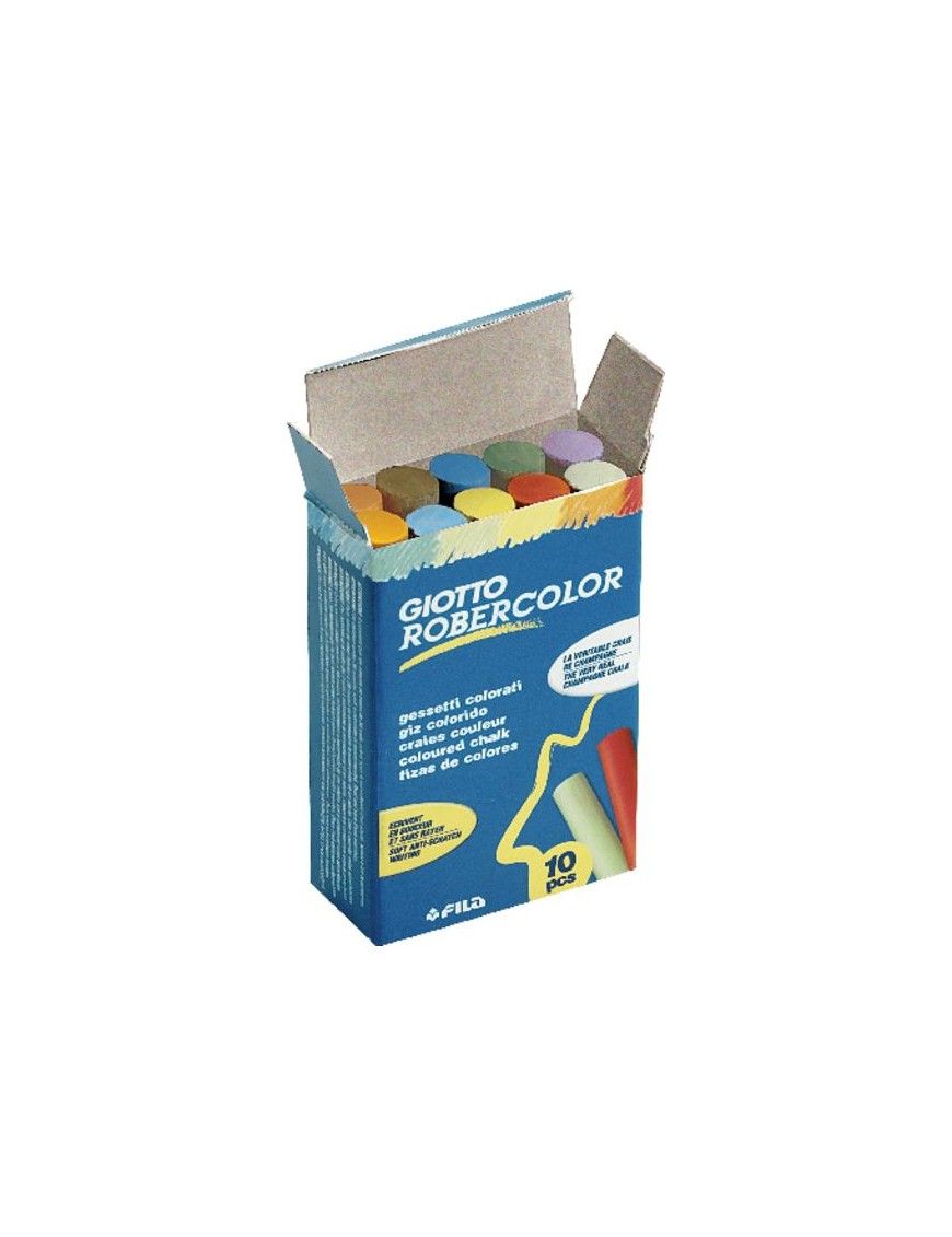 TIZA C/10 ROBERCOLOR COLORES SURTIDO.