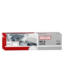 CAJA DE 5000 GRAPAS 26/6 NOVUS NE 6 SUPER