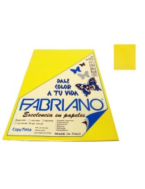 PAPEL COPY COLOR A3 80GRS AMARILLO 250H FABRIANO