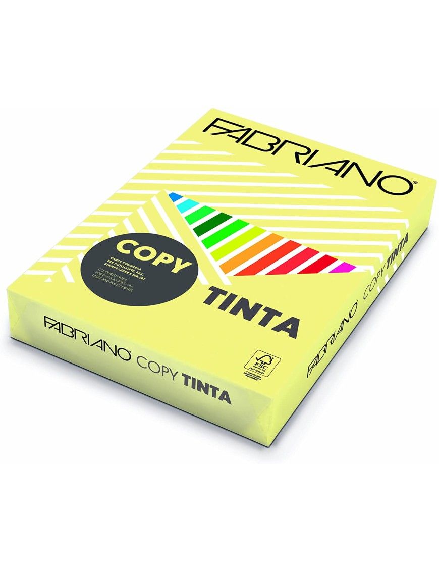 PAPEL COPY COLOR A4 AMARILLO BANANA 500 HOJAS