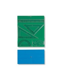 CONJUNTO 4 REGLAS PARA DIBUJO ESCOLAR 940 SAFTA