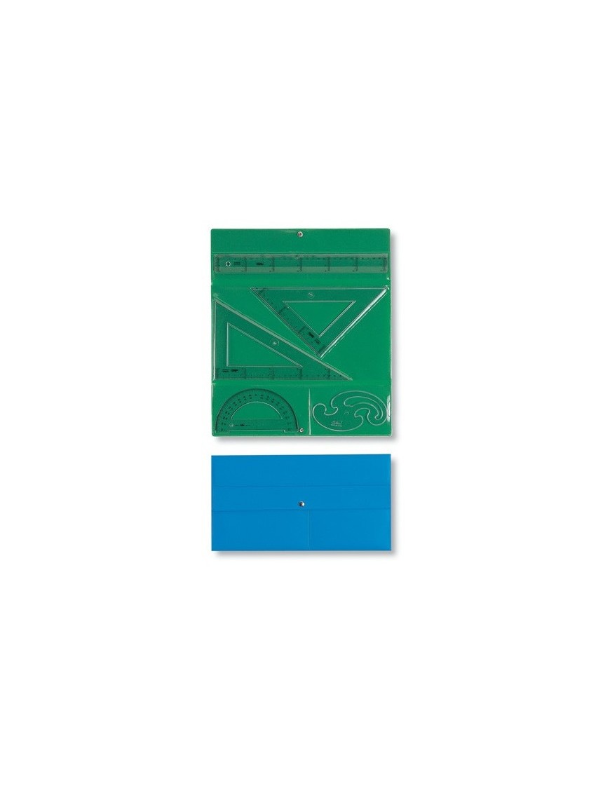 CONJUNTO 4 REGLAS PARA DIBUJO ESCOLAR 940 SAFTA