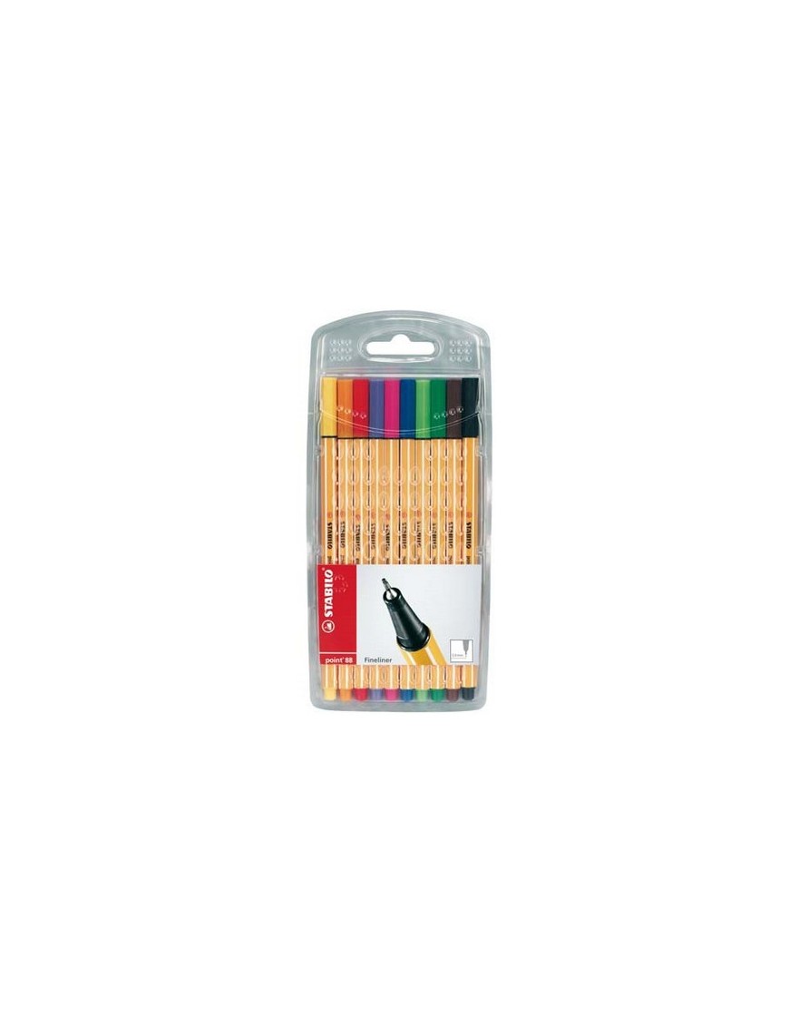 ROTULADOR STABILO POINT 88 PACK 10 U.