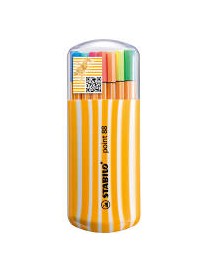 ROTULADOR STABILO POINT 88 ZEBRUI 15+5