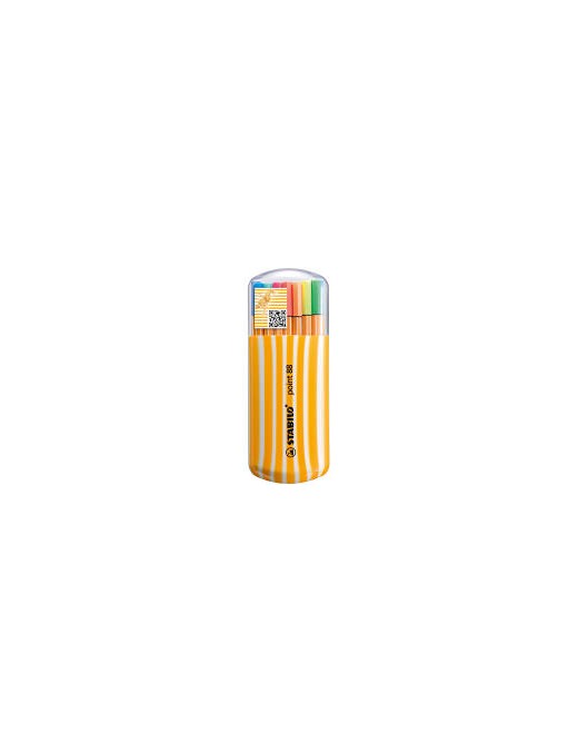 ROTULADOR STABILO POINT 88 ZEBRUI 15+5