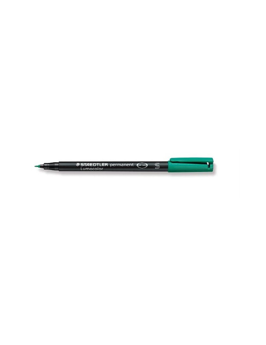 ROTULADOR STAEDTLER LUMOCOLOR S-313 VERDE.