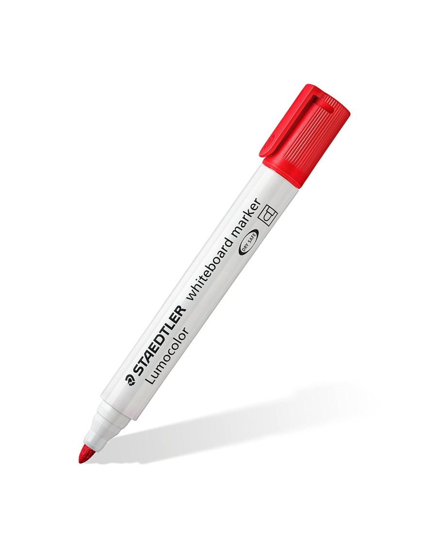 ROTULADOR STAEDTLER PIZARRA BLANCA ROJO