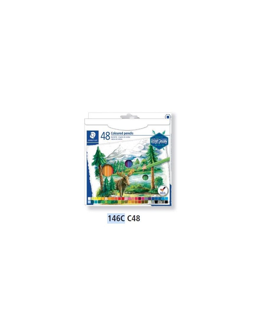 LAPICES COLORES CJA METAL STAEDLER C/48