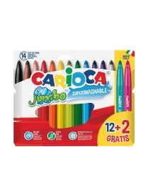 ROTULADOR CARIOCA JUMBO 12 UNIDADES