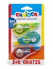 BLISTER 2+1 CORRECTOR 5MM CARIOCA