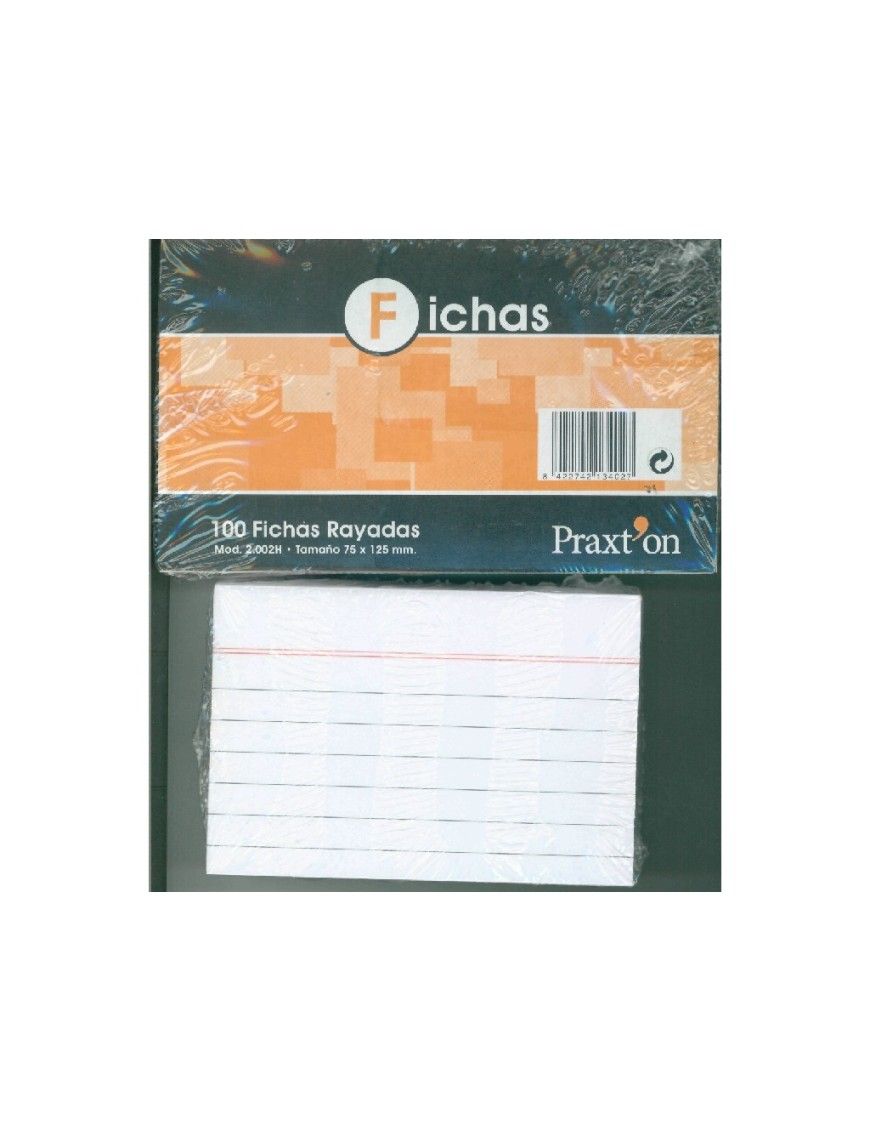 FICHAS Nº 2 RAYADAS 75X125 PRAXTON.