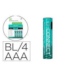 PILA AAA RECARGABLE USB-C BLISTER 4 PILAS