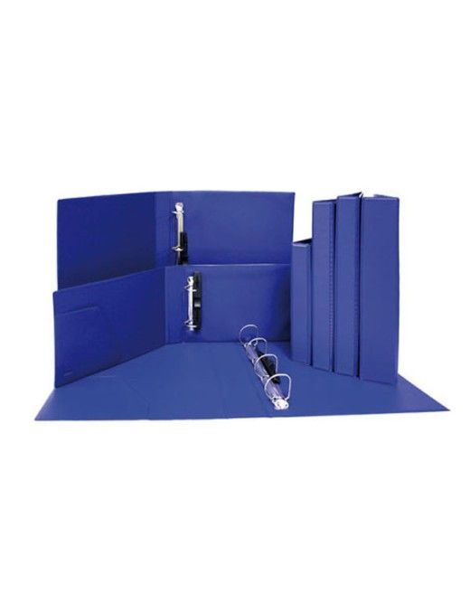 CARPETA 2 ANILLAS Fº 25 MM. MIXTAS AZUL GRAFOPLAS