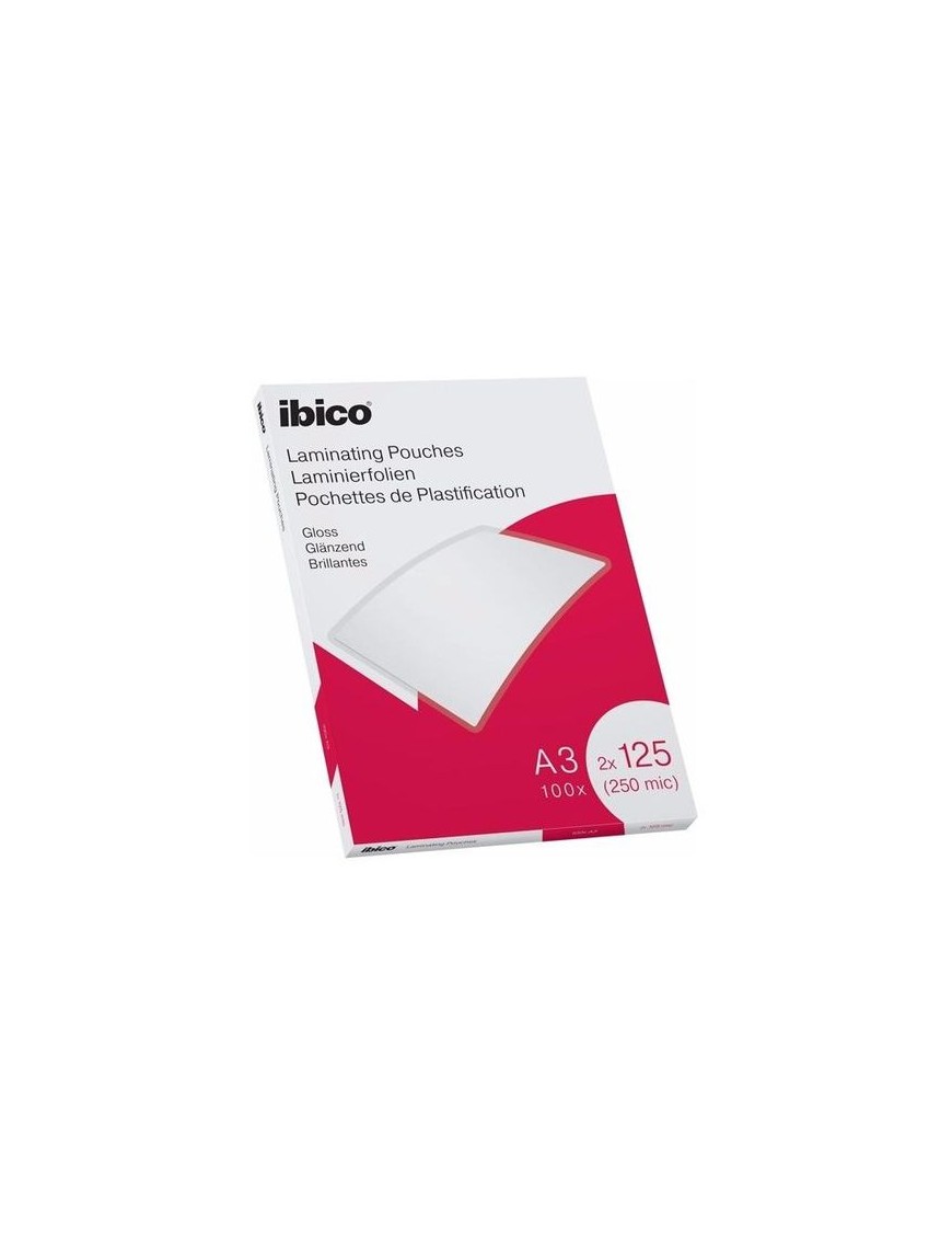 FUNDAS PLASTIFICAR A3 125 MICRAS IBICO